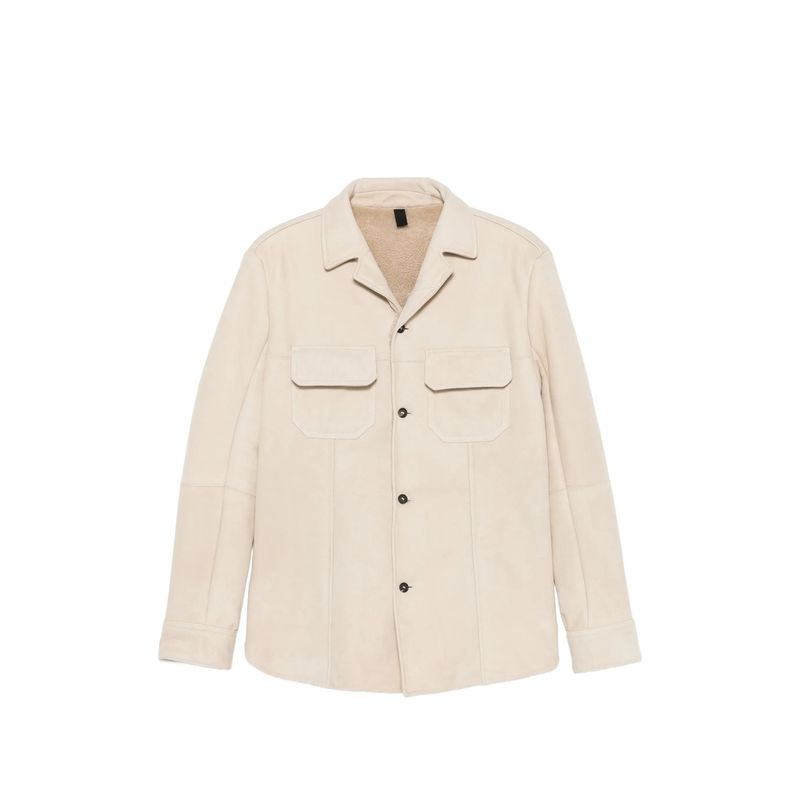 Tagliatore Neutrals Jackets  Leather Jackets Men